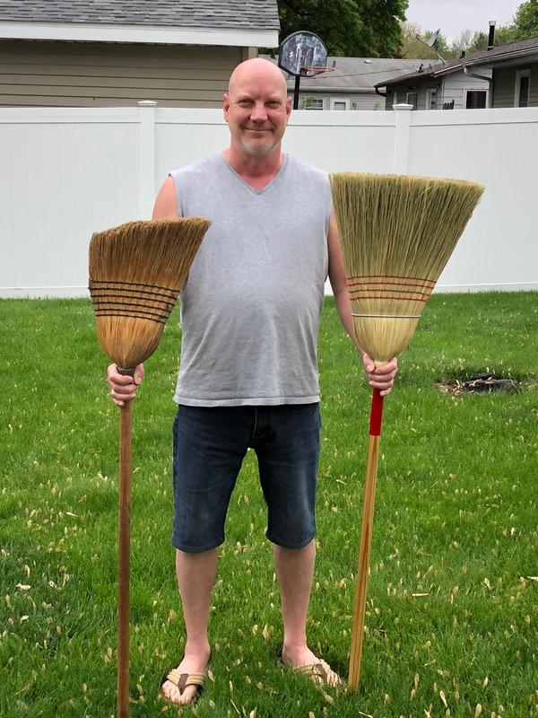 Meijer Large Angle Broom & Duster Pan