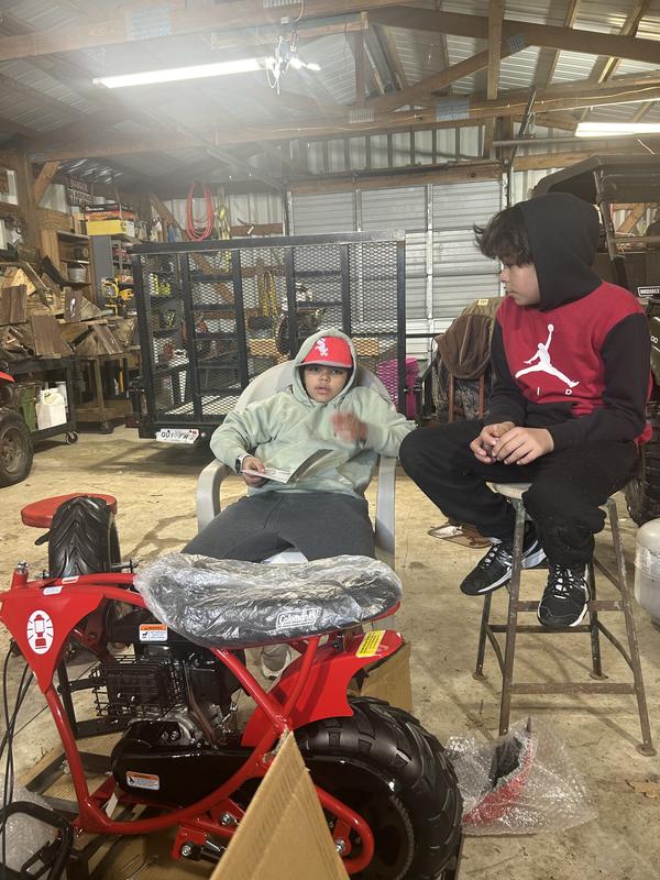 Coleman Powersports 105cc Red Mini Bike - B100 | Blain's Farm & Fleet