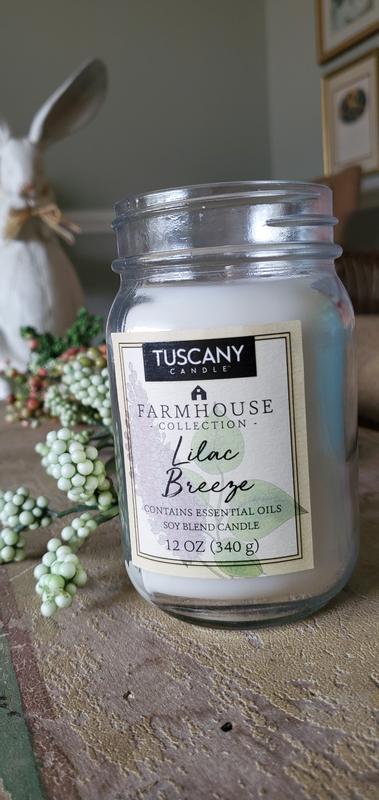 Tuscany Candle Candle, Soy Blend, Weathered Wood, Farmhouse Collection - 1 candle, 12 oz