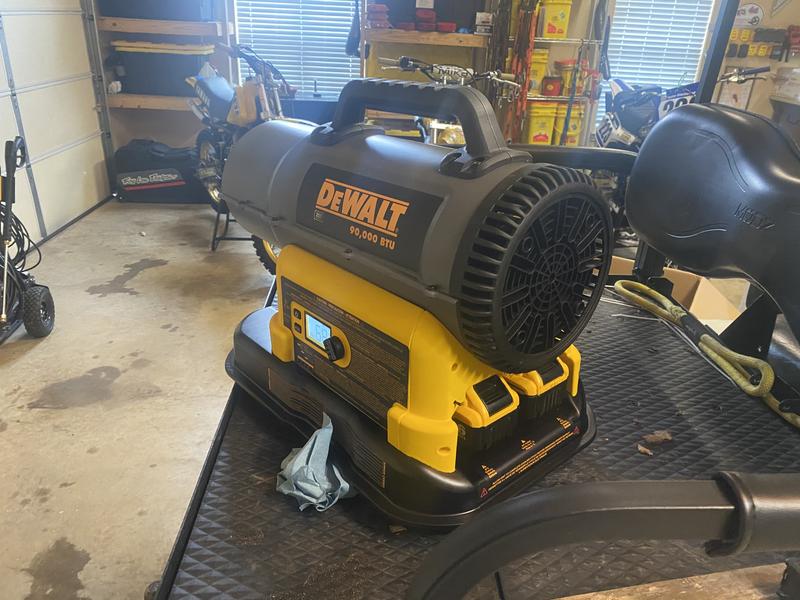 DEWALT 90,000 BTU Cordless Hybrid Force Air Kerosene Heater - F340991 |  Blain's Farm u0026 Fleet