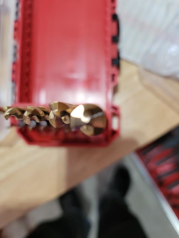 Milwaukee 15-Piece RED HELIX Cobalt Drill Bit Set - 48-89-2370