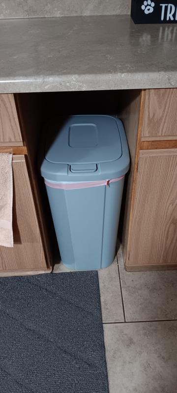Hefty 13.3-gal / 50.34L Touch Lid Waste Basket - HFT-2166-645