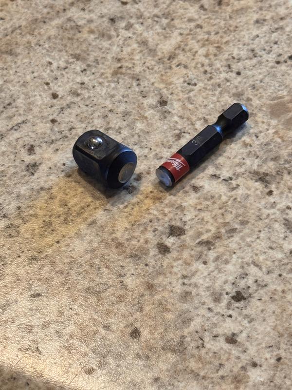 Milwaukee 3-Piece SHOCKWAVE Impact Hex Shank Socket Adapter Set