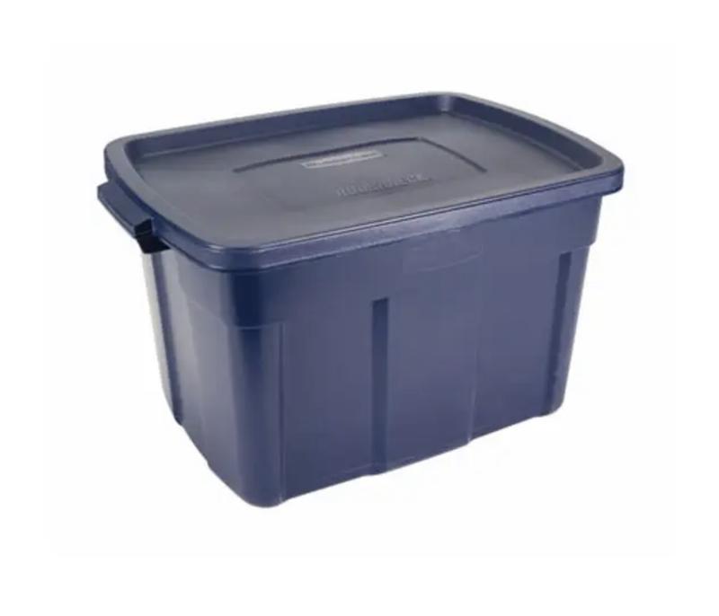 Hefty 18gal Max Pro Storage Tote Gray