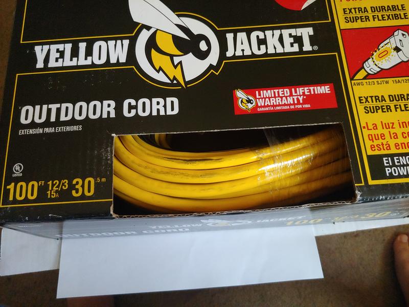 12/3 Yellow Heavy-Duty SJTW Extension Cord by Southwire at Fleet Farm