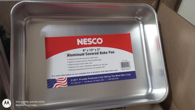 Joy and Natural Aluminum Cake Pan 2 Pack | NESCO
