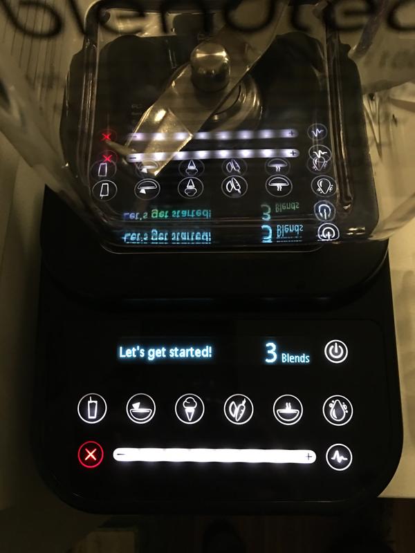 Encouraging screen with blend counter