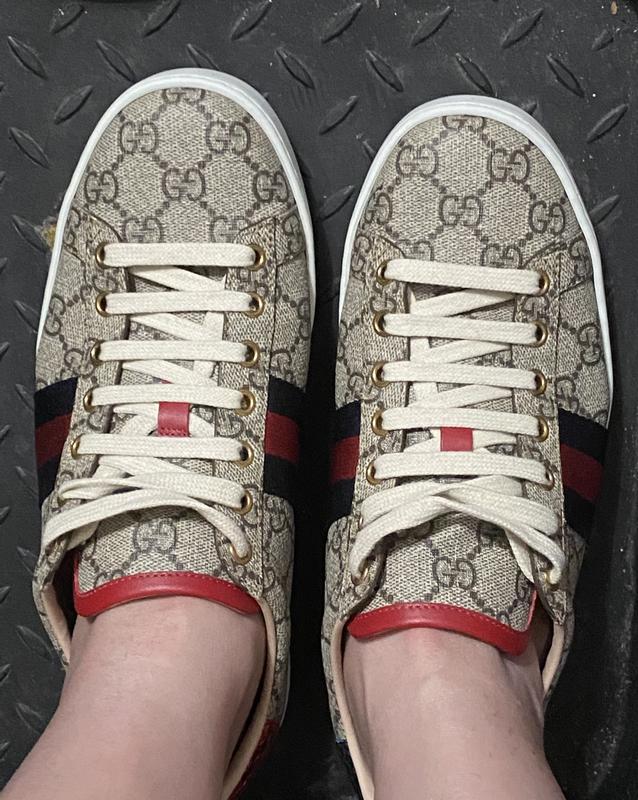 パンプス Gg Supreme Low Heel Pumps gucci-gg-supreme-low-heel-