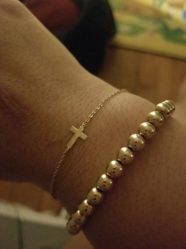 Adjustable Cross Bracelet Set in 14k Gold Macy s