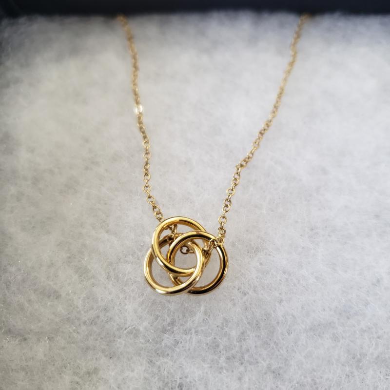 Front of the Open Jump Ring Pendant