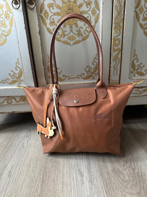 Le Pliage Green Medium Nylon Tote Bag