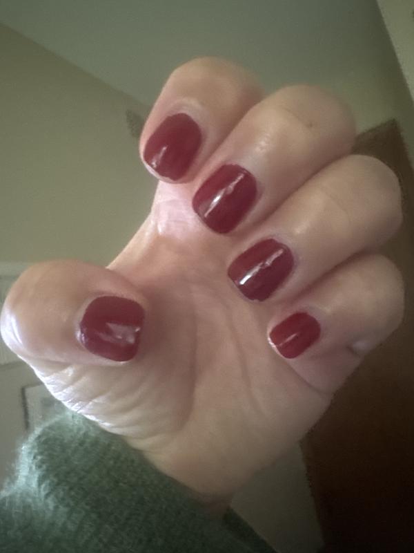 The photo of my nails after 1 weeks and no chip!