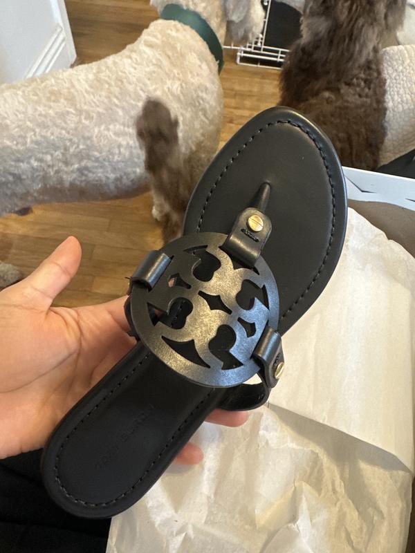 TORY BURCH ミュール　38.5 Summer in the city. The Pierced mule sandal, Runway