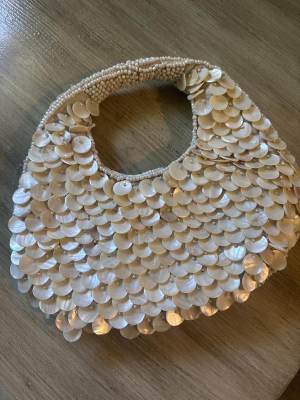 AQUA Shell Embellished Slouchy Hobo Bag - Exclusive | Bloomingdale's ...