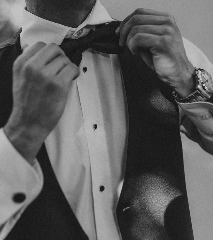 Groom on Wedding Day