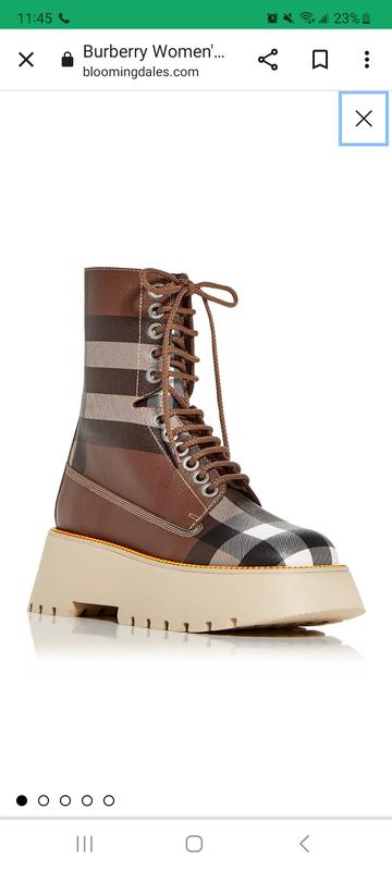 Bloomingdales burberry boots best sale