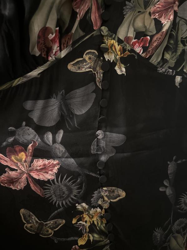 auden sanibel print mini dress ALLSAINTS Auden Sanibel Floral Print Mini Dress