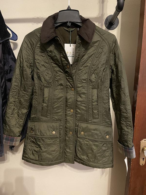 Barbour beadnell polarquilt jacket olive online