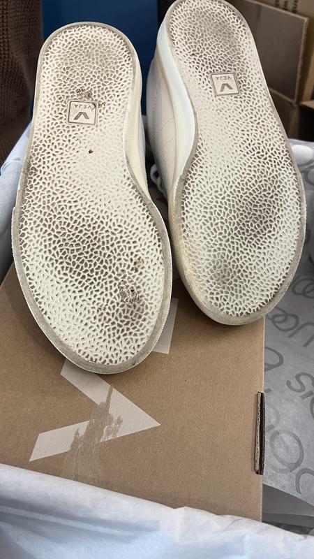 Gave us worn shoes with no compensation