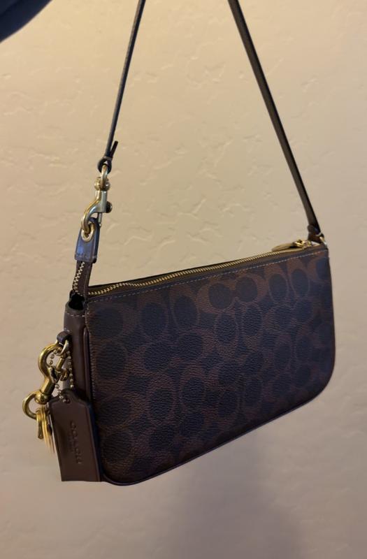 COACH Plaza Mini Signature Canvas Shoulder Bag | Bloomingdale's