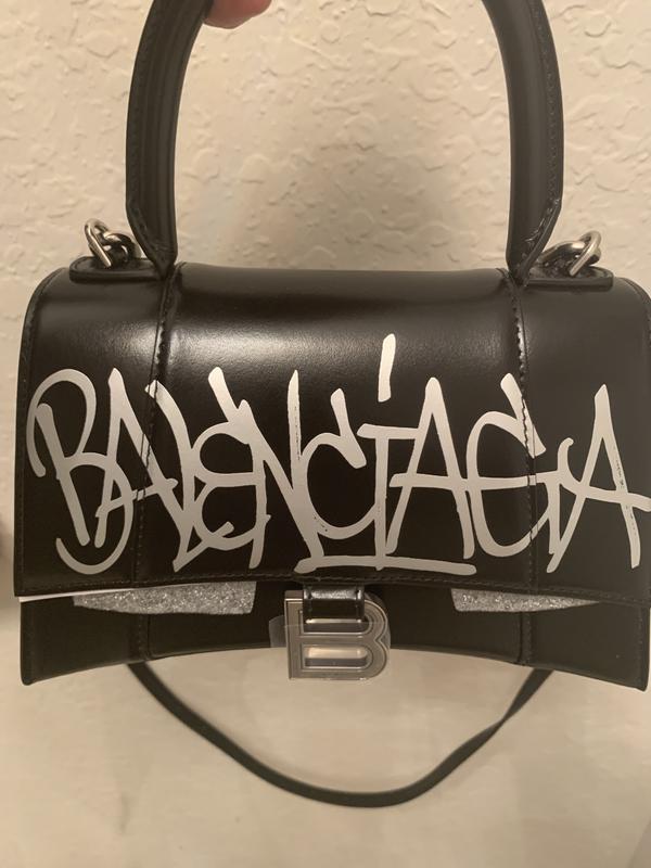 Balenciaga hourglass hot sale bag graffiti