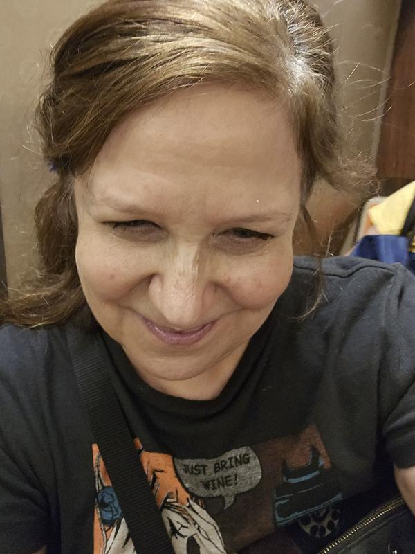 Wearing my redone t got lots of compliments