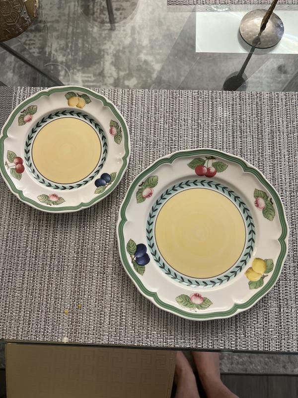 Villeroy Boch French Garden Fleurence – Plato ovalado 1725 pulgadas  blancomulticolor – Yaxa Guatemala