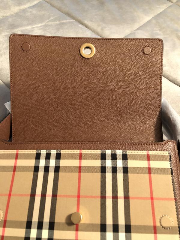 ☆【BURBERRY】☆Vintage Check ノート クロスボディバッグ☆ Auth BURBERRY Check Crossbody Waist Bag Beige Canvas Great