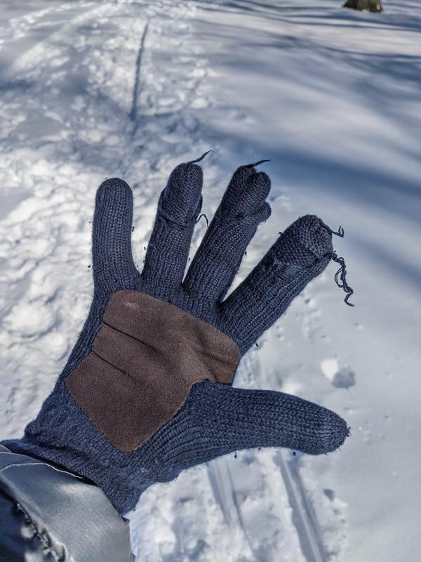 Suede Patch Tech Gloves  - Exclusive