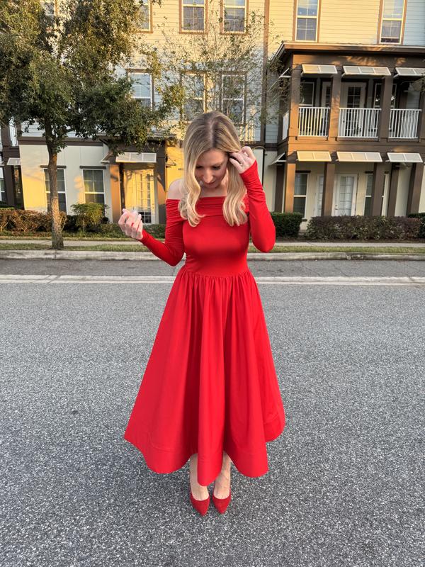 Alice and Olivia Chara Off-the-Shoulder Dress | Bloomingdale's