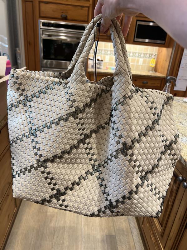 環境に配慮した★NAGHEDI★St. Barths Large Tote Plaid St. Barths Large Tote Plaid | Siena