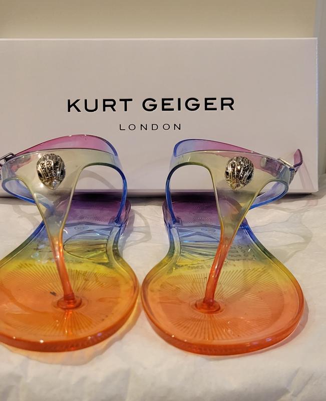 KURT GEIGER LONDON Women s Maddison Thong Jelly Sandals