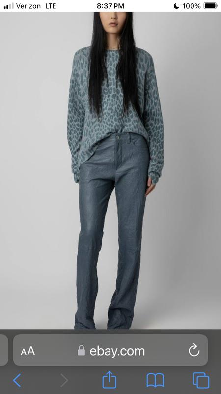 Zadig & Voltaire Markus Leopard Print Cashmere Sweater