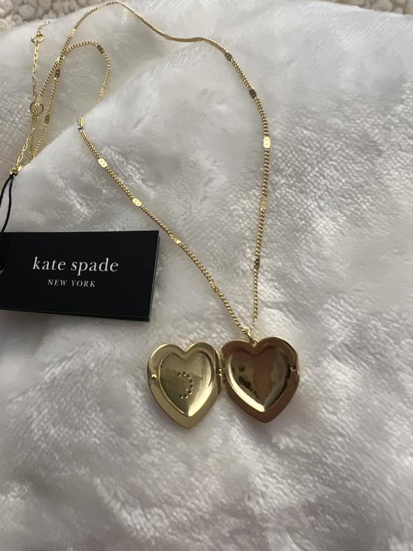 Kate spade my sale precious heart locket