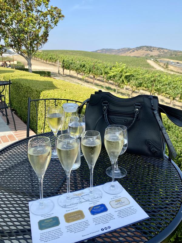 Enjoying my new bag on a weekend getaway