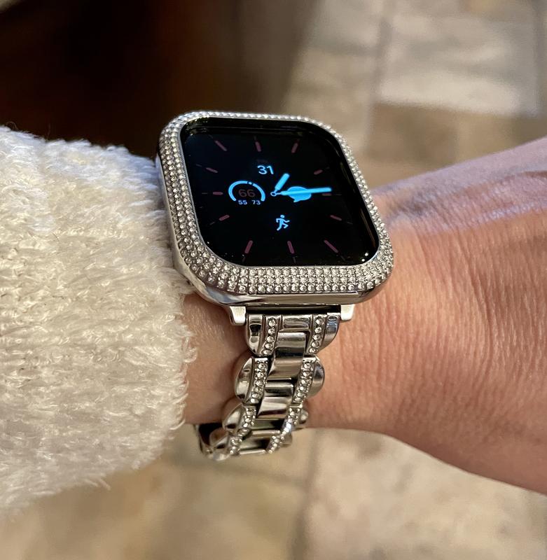 Swarovski Sparkling Crystal Apple Watch Case, 40mm - Macy's