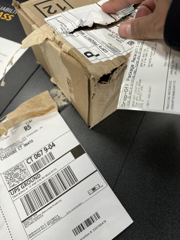 Pictures of the box when I received the package.