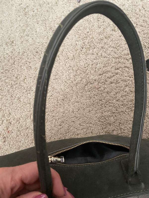 Stitching on handle ...