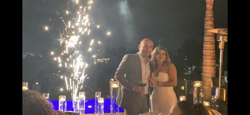 Some photos of our 25th anniversary dinner