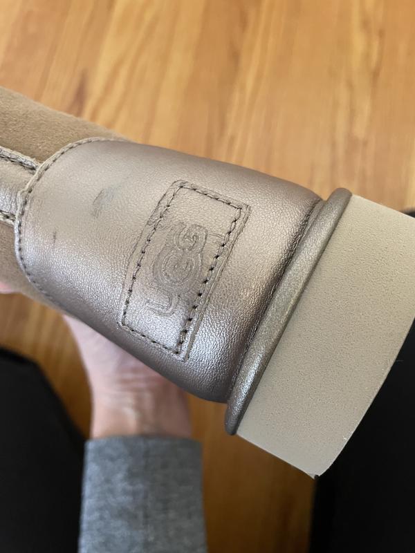 Scuff marks on the back