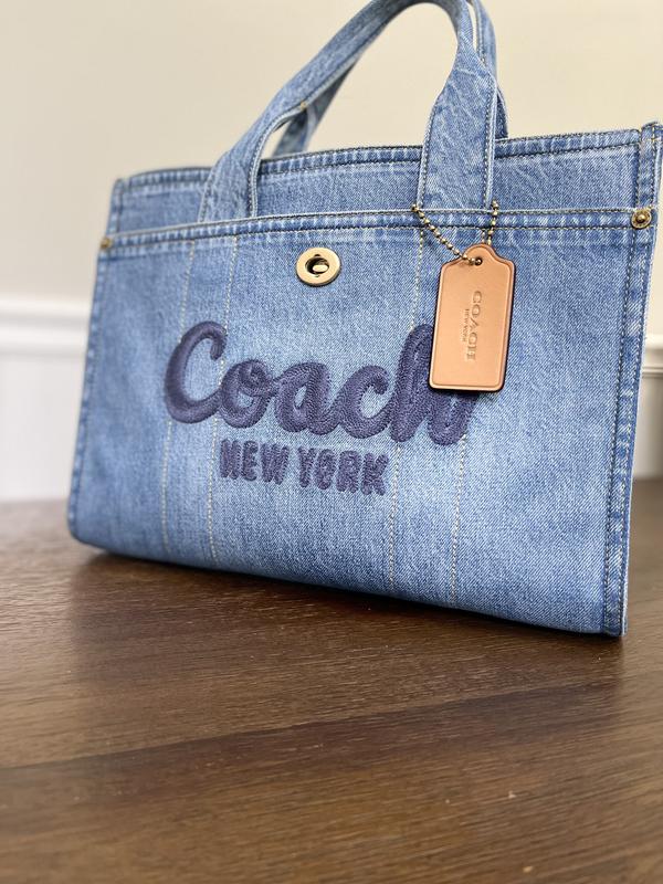 Coach cargo denim deals belt bag