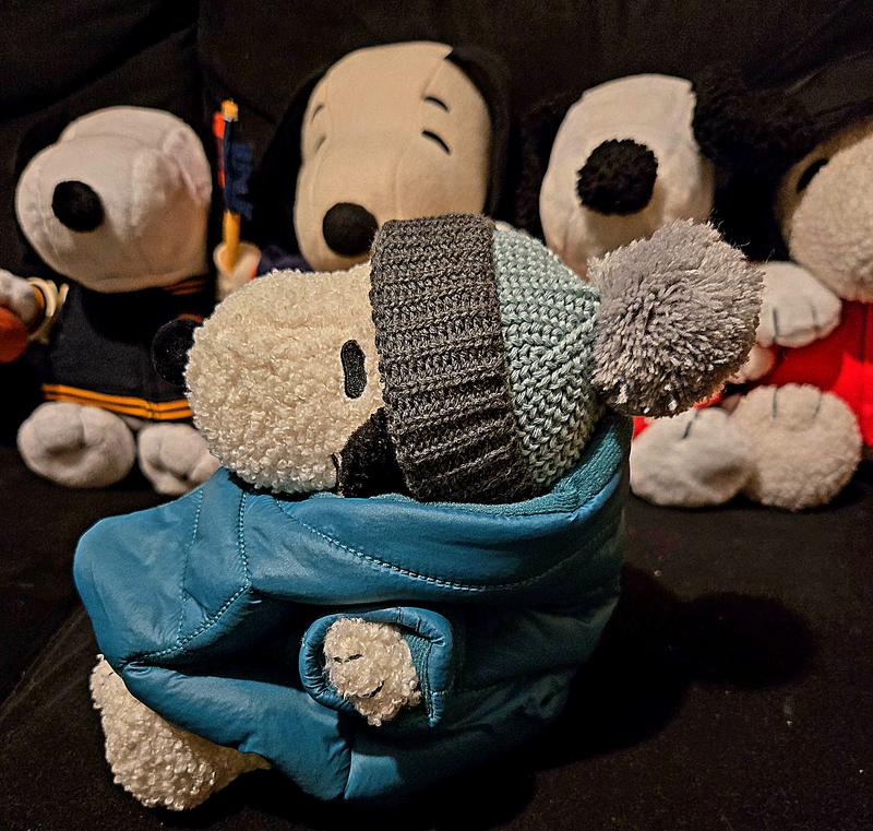 Bon Ton Toys Peanuts Snoopy With Puffer Jacket Plush 5-7 - Ages 5-7 ...
