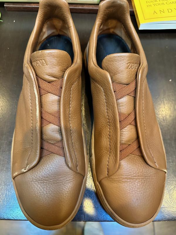 ZEGNA Deerskin Triple Stitch™ Sneakers | Bloomingdale's