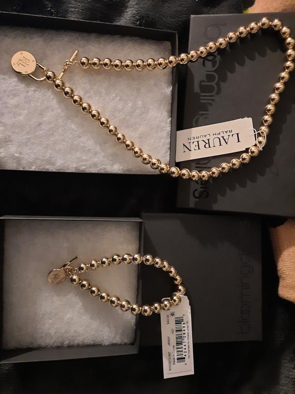 Lauren Ralph Lauren Beaded Logo Lock Jewelry Collection - Macy's