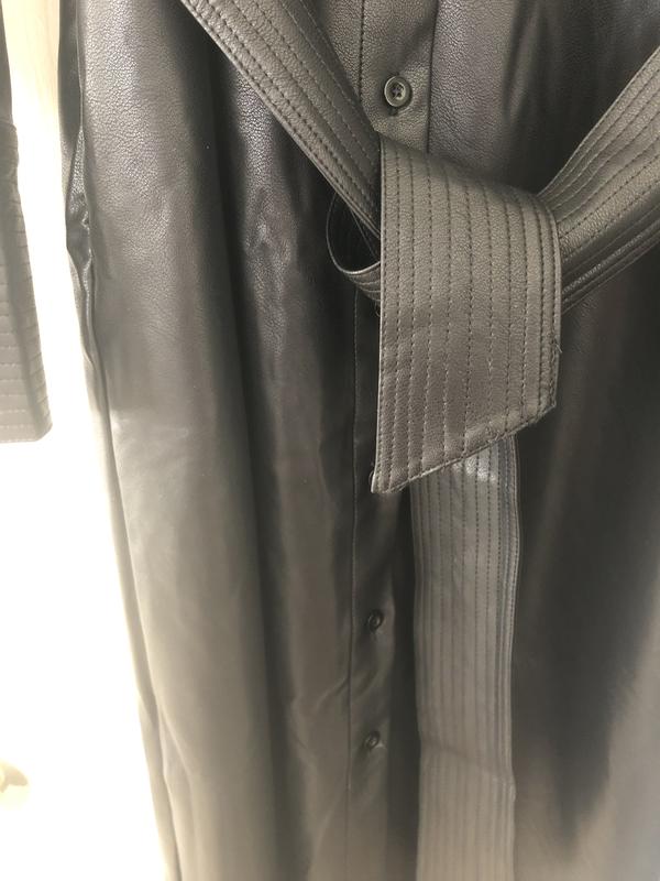 Gracia Faux Leather Puff Sleeve Dress (42% off) - Comparable value $120 |  Bloomingdale's The Outlet Store