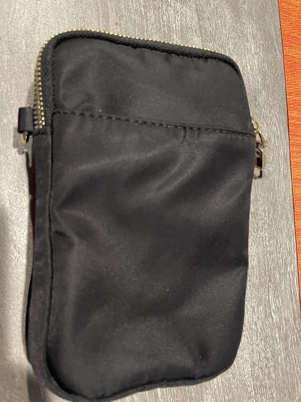 BLACK DIVIDE & CONQUER CROSSBODY BAG