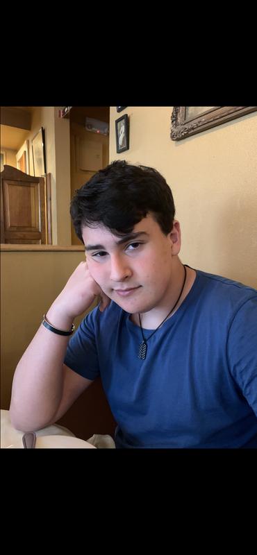 My son in his New David Yurman necklace