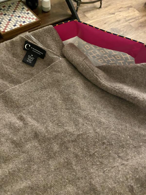 Pilling on the front of the sweater after wearing it once