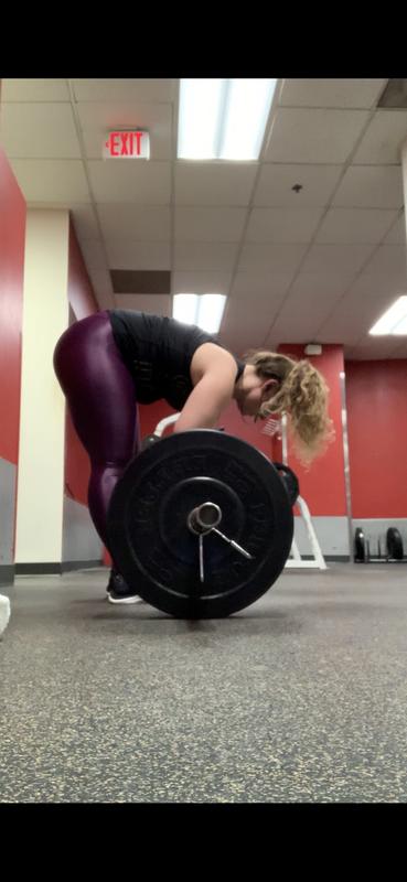 Me wearing a different color of the same leggings, just want to show how they look on a curvy person and prove you can wear them to workout!