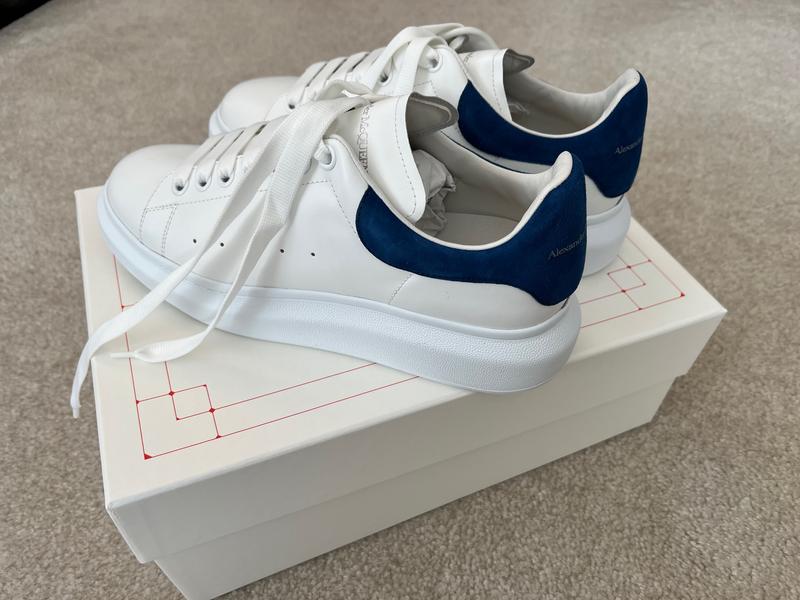 McQueen Alexander Men's Oversized Transparent Sole Sneakers